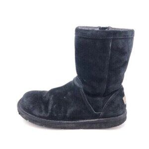 UGG Roslyn Black Leather Sheepskin Winter Boots 7